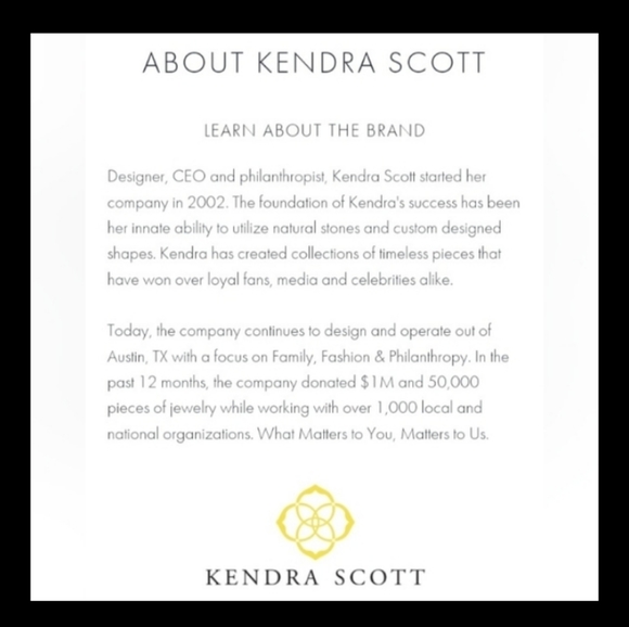 New Lacy Fringe Kendra Scott Gold Earrings - Picture 8 of 10